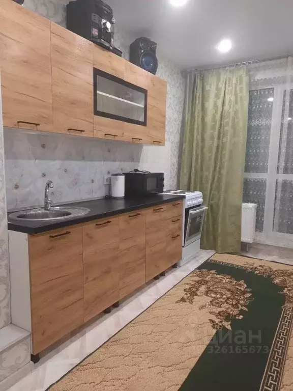 1-к кв. Курганская область, Курган Заозерный жилрайон, 4-й мкр, 1А ... - Фото 1