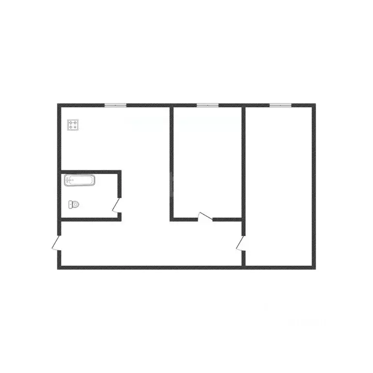 2-к кв. Иркутская область, Ангарск ул. Ворошилова, 30 (54.0 м) - Фото 2