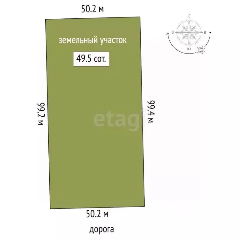 Участок в Мордовия, Кочкуровский район, с. Новая Пырма  (49.5 сот.) - Фото 2