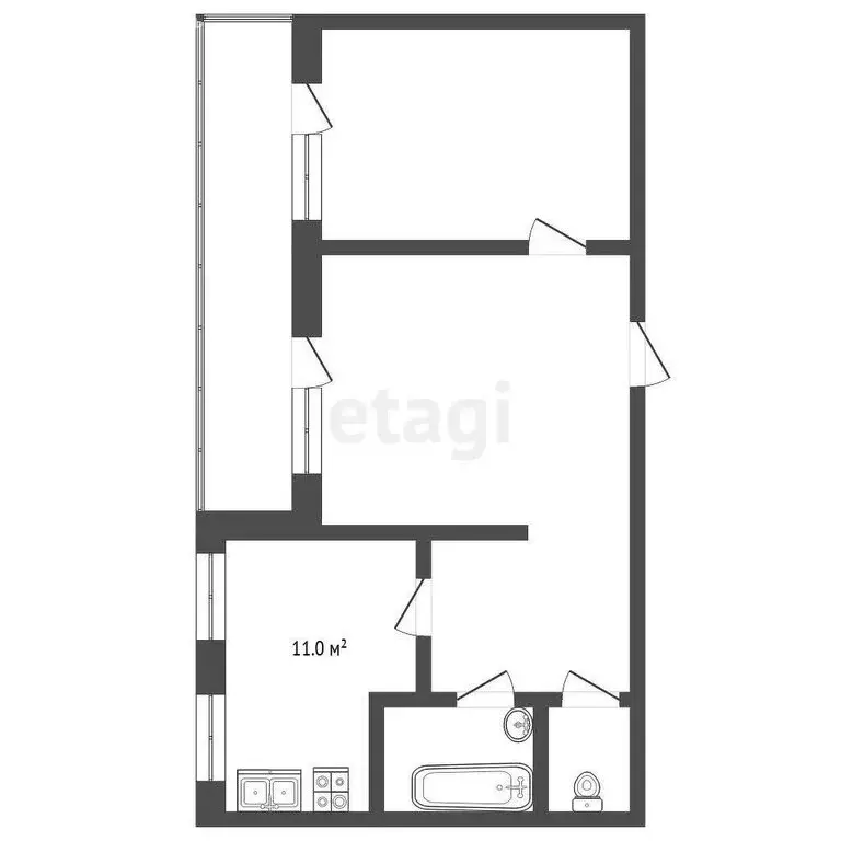 2-комнатная квартира: Железноводск, улица Косякина, 49 (84 м) - Фото 0