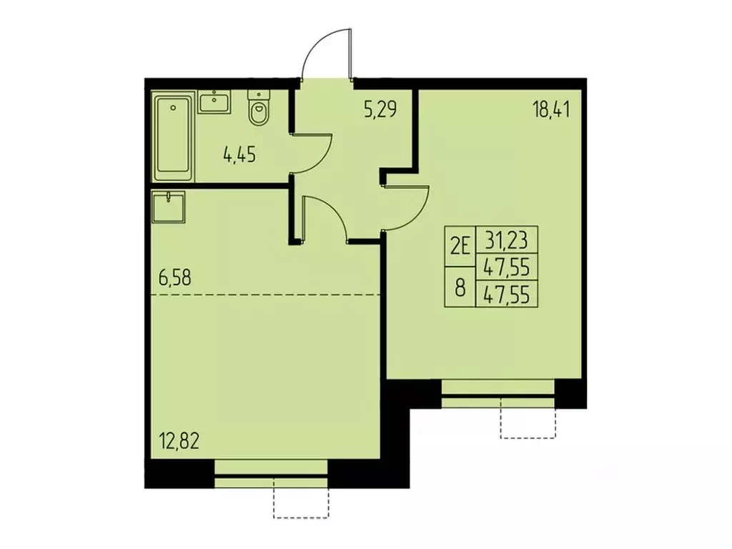 2-к кв. Московская область, Ивантеевка Пушкинский городской округ, ул. ... - Фото 1