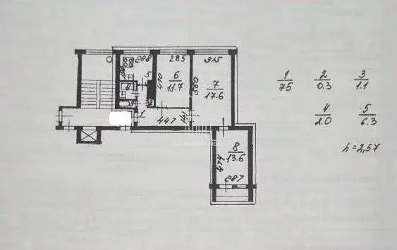 3-к кв. Санкт-Петербург Наличная ул., 49 (60.1 м) - Фото 2