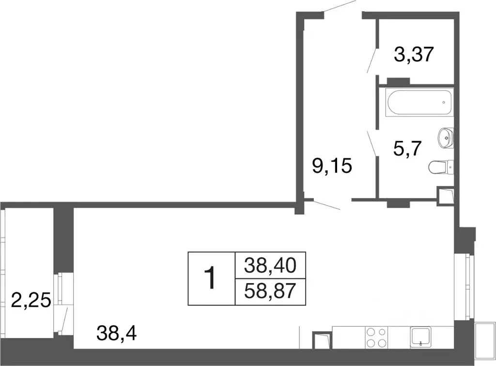Студия Московская область, Апрелевка Наро-Фоминский городской округ, ... - Фото 1