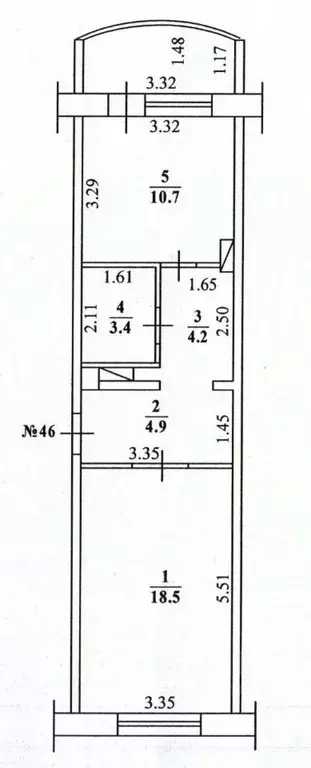 1-к кв. Саха (Якутия), Якутск ул. Лермонтова, 100/1 (44.0 м) - Фото 0