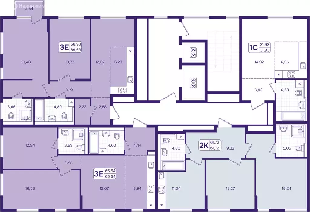 Квартира-студия: Владивосток, улица Борисенко, 100Ес2 (31.93 м) - Фото 2