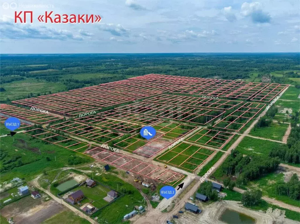Участок в Тюневское сельское поселение, КП Казаки (6.31 м) - Фото 1