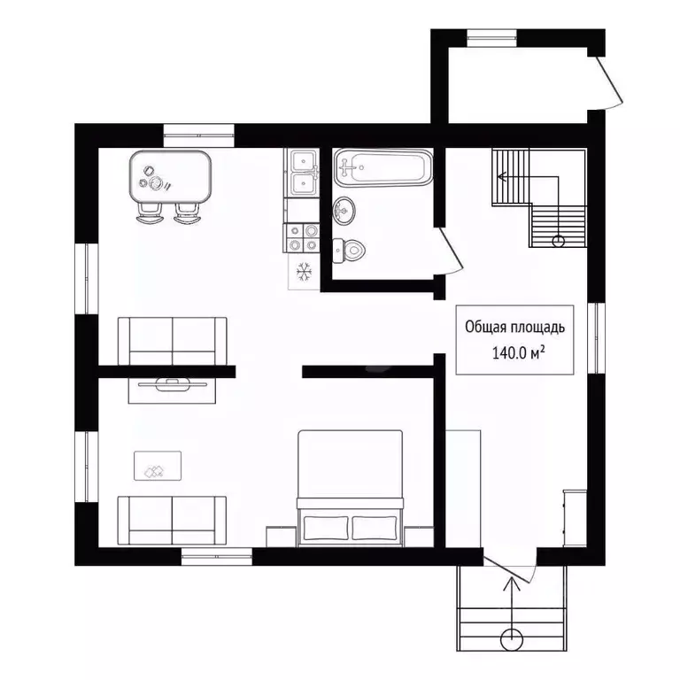 Помещение свободного назначения в Алтай, Чемальский район, с. Чемал ... - Фото 2