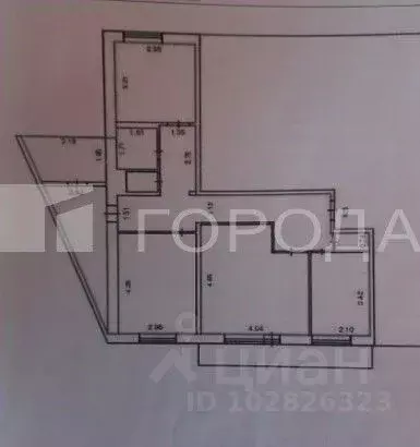 3-к кв. Томская область, Томск пос. Светлый, 15 (67.7 м) - Фото 1