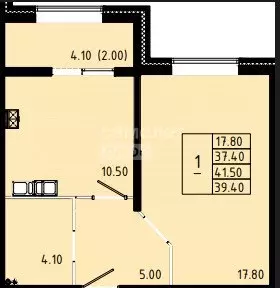 Продаётся 2-к квартира, 53.1 м - Фото 1