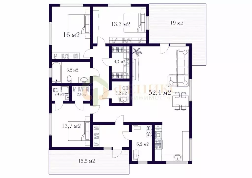 Дом в Выборгский район, Первомайское сельское поселение, СНТ Славино ... - Фото 2