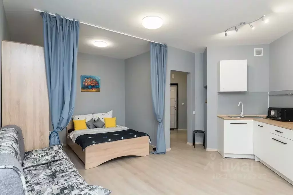 Студия Новосибирская область, Новосибирск Тульская ул., 80 (32.0 м) - Фото 0