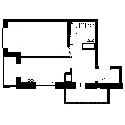 1-к кв. Санкт-Петербург ул. Оптиков, 37 (36.0 м) - Фото 2