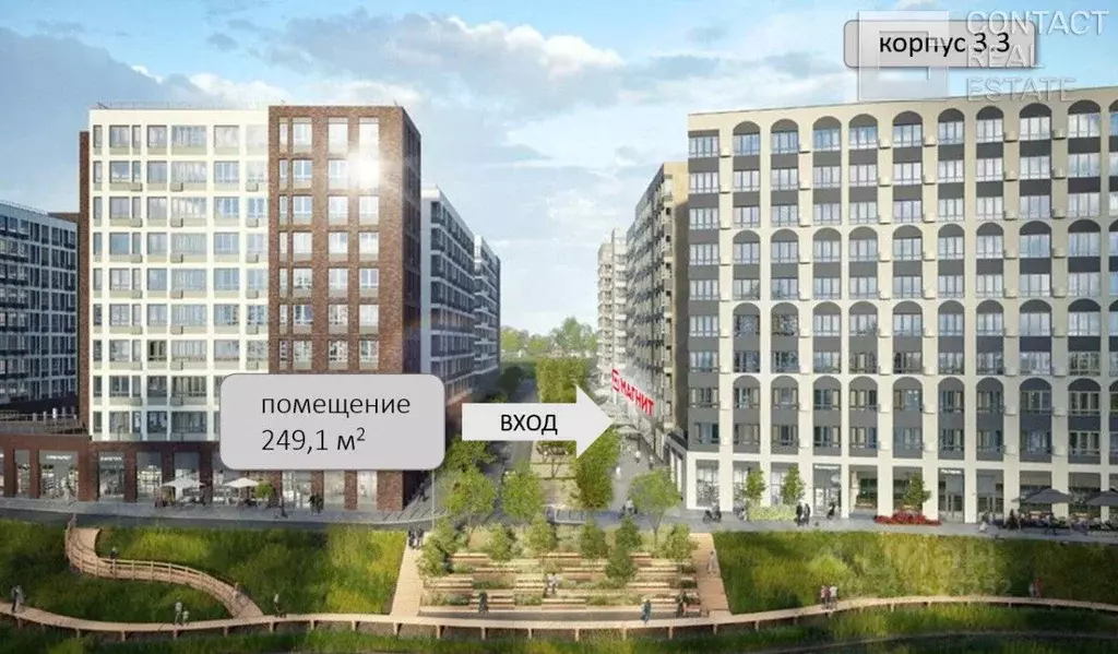 Торговая площадь в Московская область, Химки Сходня мкр, Горная ул., ... - Фото 0