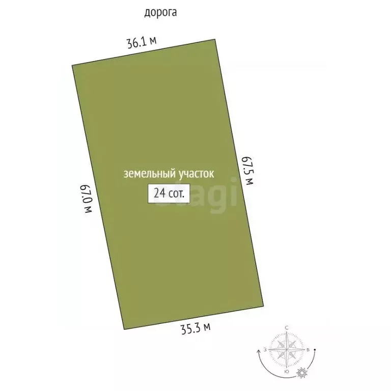 Участок в Мордовия, Лямбирский район, Болотниковское с/пос, д. ... - Фото 2