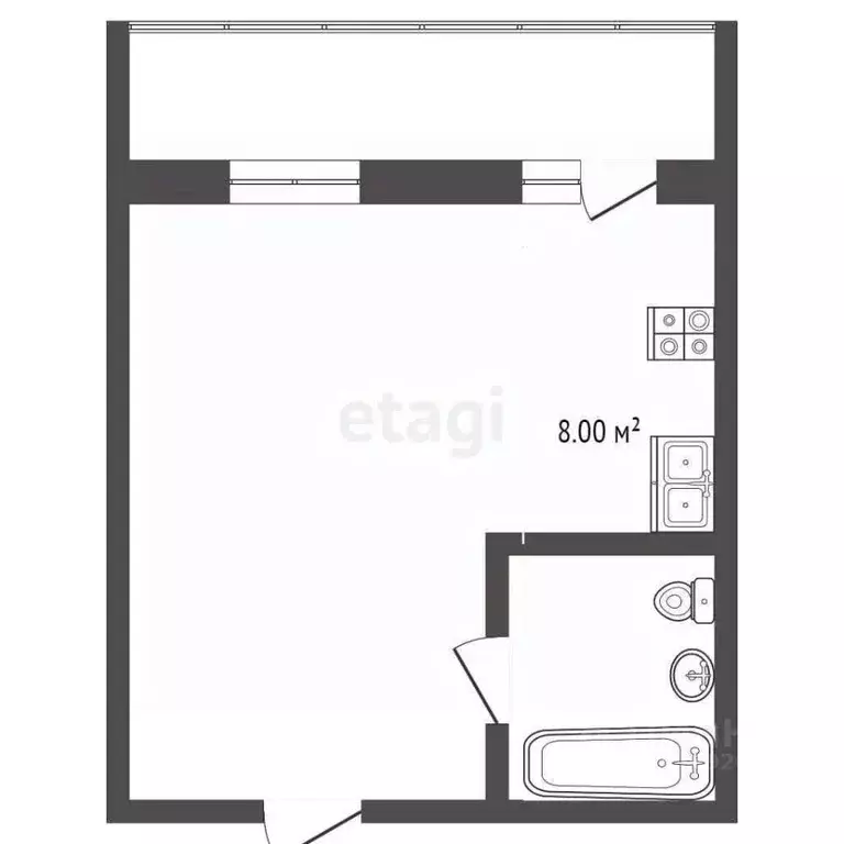 1-к кв. Коми, Сыктывкар ул. Карла Маркса, 131 (40.4 м) - Фото 1