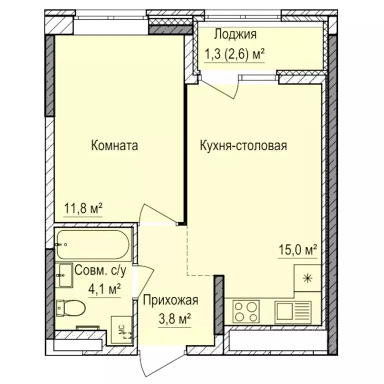 1-к кв. Удмуртия, Ижевск Буммаш жилрайон, Покровский жилой комплекс ... - Фото 1