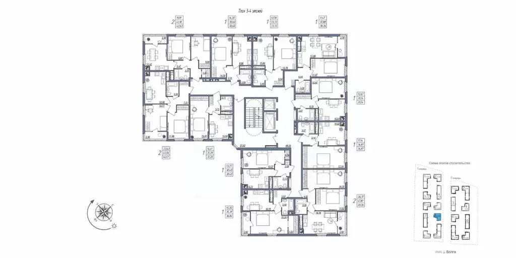 1-к кв. Волгоградская область, Волгоград ул. Тракторостроителей, 31/1 ... - Фото 2