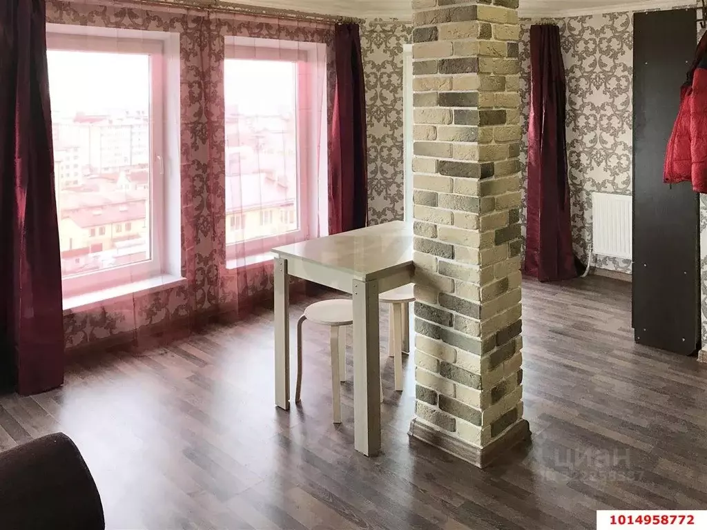 1-к кв. Краснодарский край, Краснодар ул. Имени В.М. Комарова (34.5 м) - Фото 0