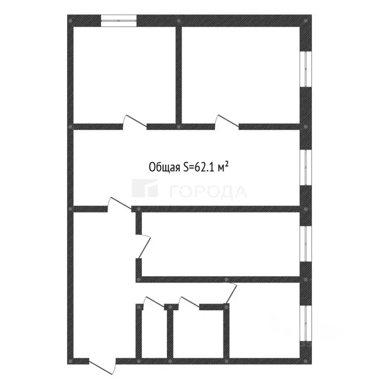 4-к кв. Алтайский край, Новоалтайск Вагоностроительная ул., 36 (62.1 ... - Фото 2