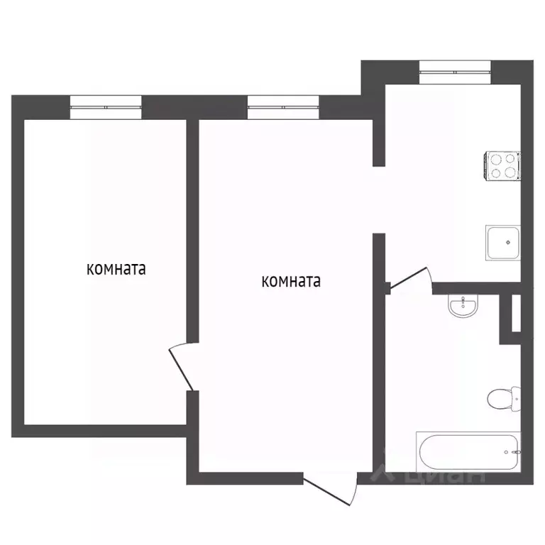 2-к кв. Москва Ананьевский пер., 4/2С2 (35.0 м) - Фото 2