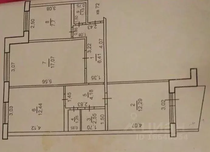 3-к кв. Оренбургская область, Оренбург Новая ул., 10/3 (65.1 м) - Фото 1