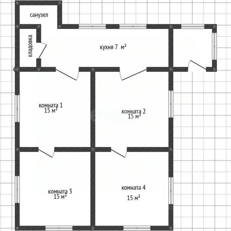 Дом в Адыгея, Майкоп ул. Тургенева (75 м) - Фото 2