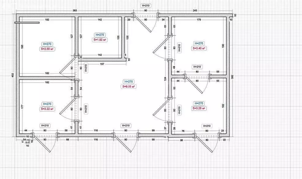 Дом в Карабулак, улица Джабагиева (85 м) - Фото 1