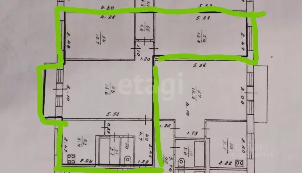 3-к кв. Кировская область, Киров Сормовская ул., 34 (58.3 м) - Фото 2