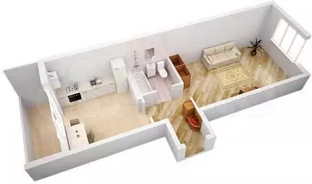 1-к. квартира, 47 м, 5/7 эт. - Фото 0