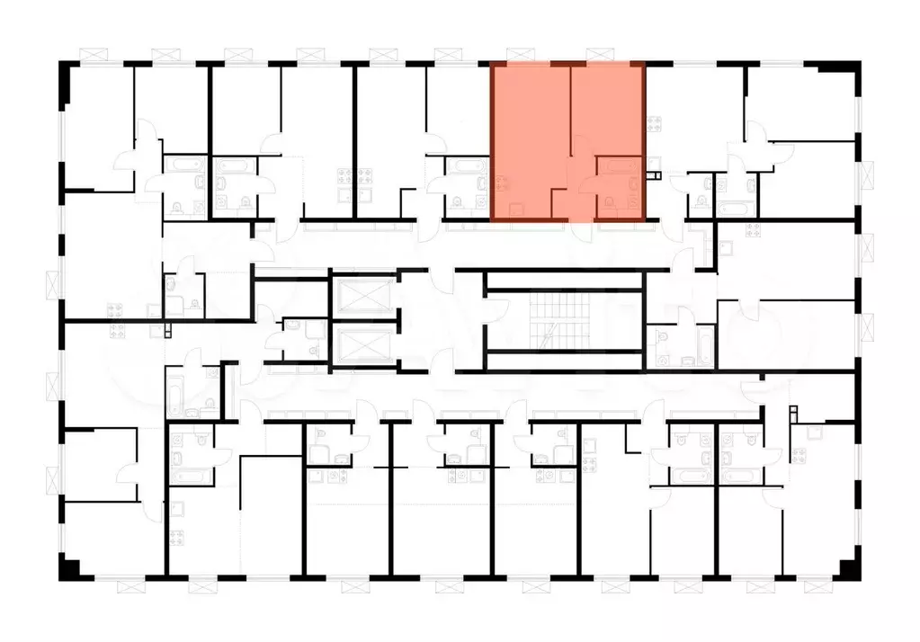 1-к. квартира, 36,1 м, 6/9 эт. - Фото 1