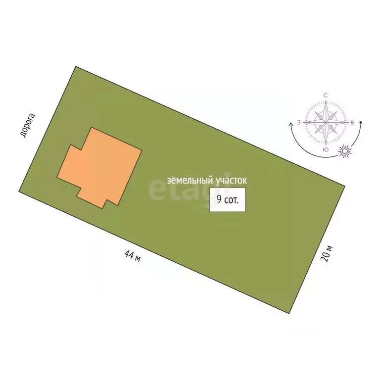 Дом в Краснодарский край, Динская ст-ца ул. Индустриальная, 28 (191 м) - Фото 1
