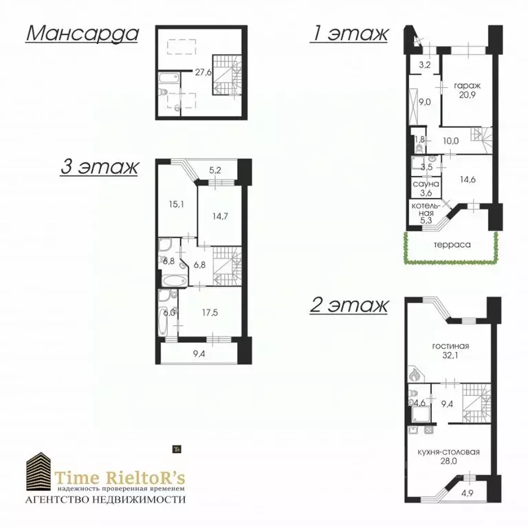 5-к кв. Санкт-Петербург Шувалово тер., ул. Береговая, 21к2 (245.7 м) - Фото 2