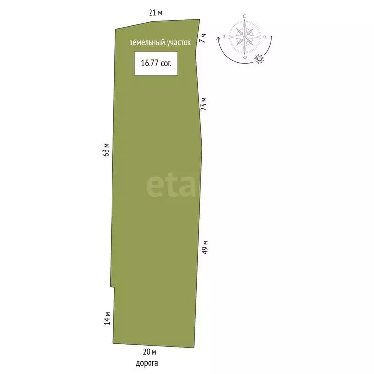 Дом в село Борисовка, Северный переулок (32.8 м) - Фото 2