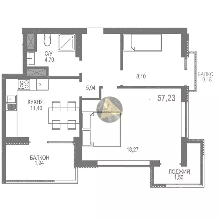 2-к кв. Крым, Алушта муниципальный округ, пос. Семидворье пер. ... - Фото 2