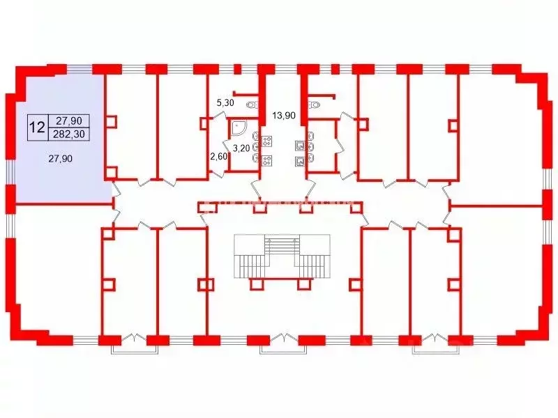 Комната Санкт-Петербург Оборонная ул., 29 (27.9 м) - Фото 2