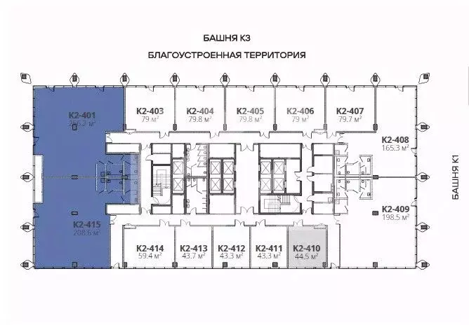 Помещение свободного назначения в Москва Старокалужское ш., 64АС2 (209 ... - Фото 2