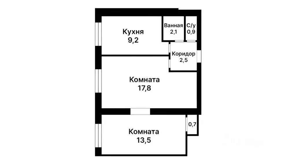 2-к кв. Москва Дмитровское ш., 103 (47.1 м) - Фото 2