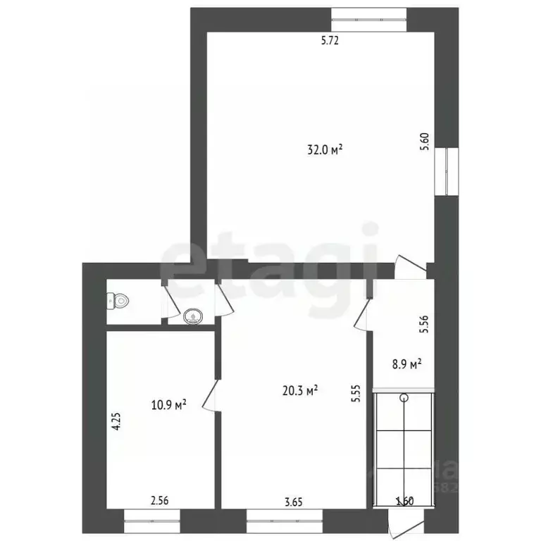 Торговая площадь в Удмуртия, Ижевск ул. Пастухова, 55 (74 м) - Фото 2