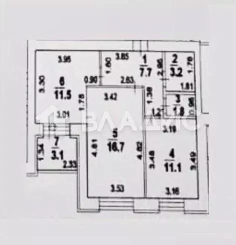 2-к кв. Башкортостан, Стерлитамак ул. Артема, 64 (52.0 м) - Фото 1