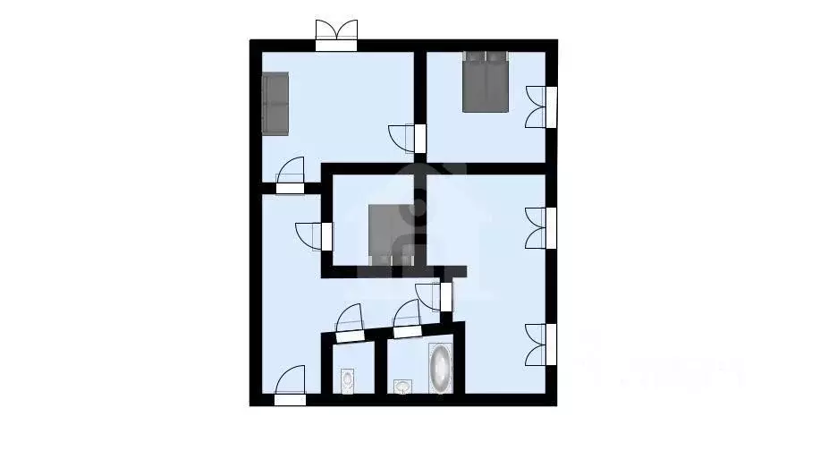 3-к кв. Ярославская область, Ярославль ул. Калинина, 23 (51.1 м) - Фото 2