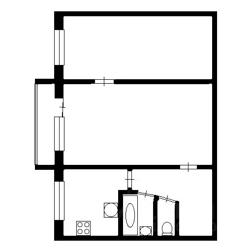 2-к кв. Санкт-Петербург Будапештская ул., 17К4 (45.0 м) - Фото 1