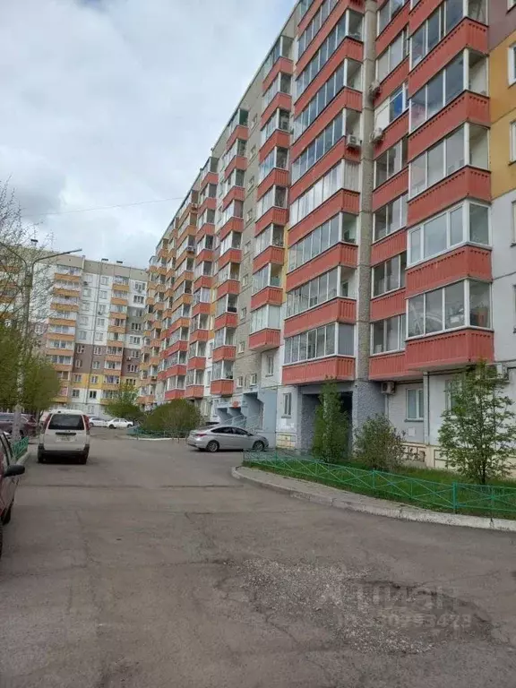 1-к кв. Красноярский край, Красноярск Взлетка мкр, ул. Батурина, 19 ... - Фото 1