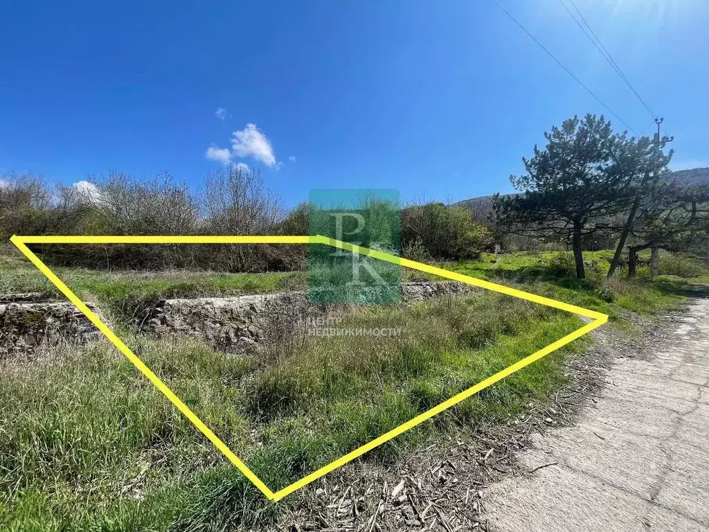 Участок в Севастополь с. Тыловое, ул. Лесная (7.66 сот.) - Фото 1