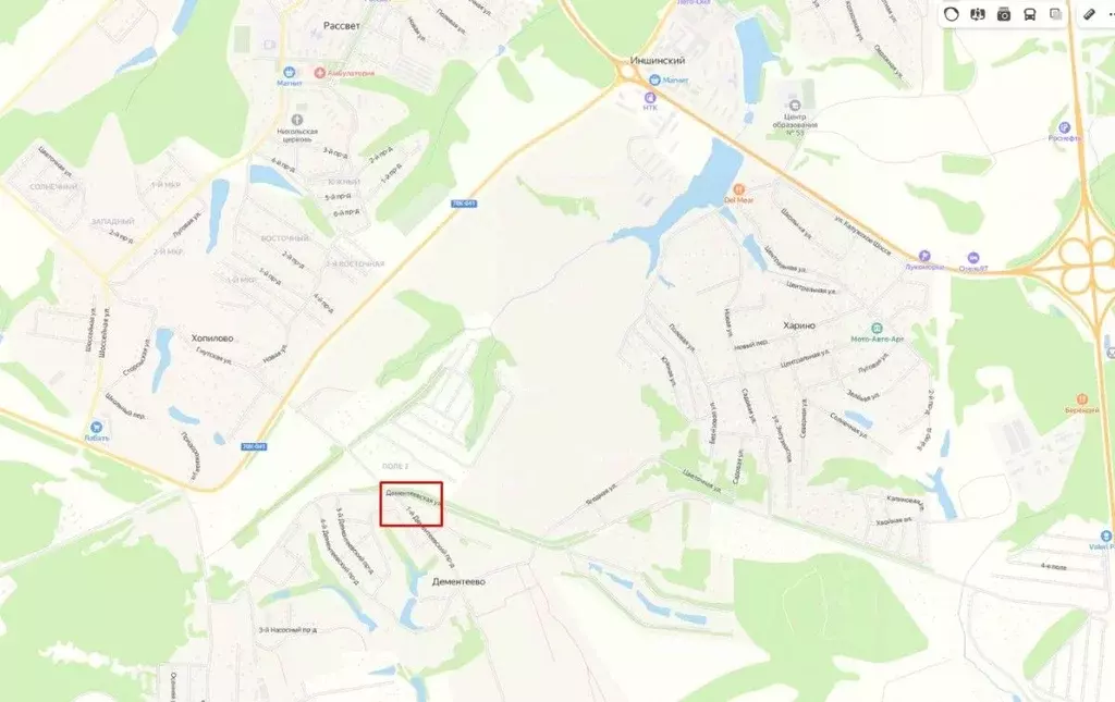 Участок в Тульская область, Тула городской округ, д. Дементеево проезд ... - Фото 2