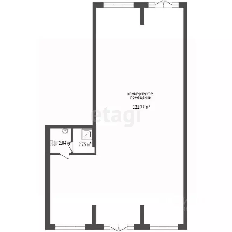 Помещение свободного назначения в Тюменская область, Тюмень ул. Андрея ... - Фото 2