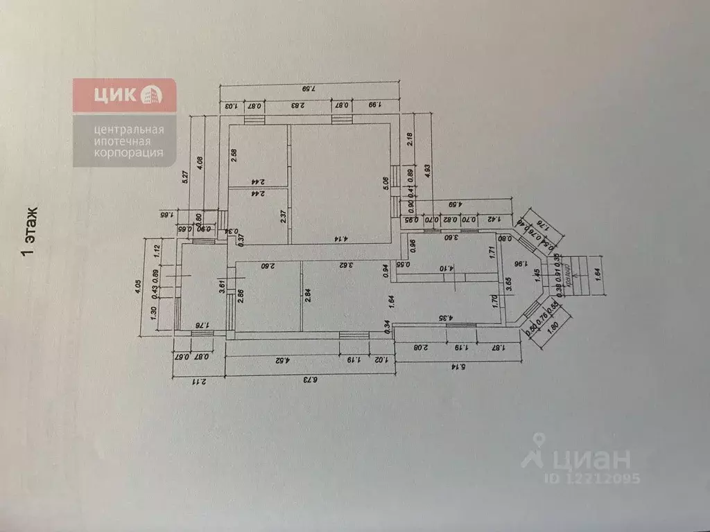 Дом в Рязанская область, Рыбное Ленинская ул., 27 (80 м) - Фото 1