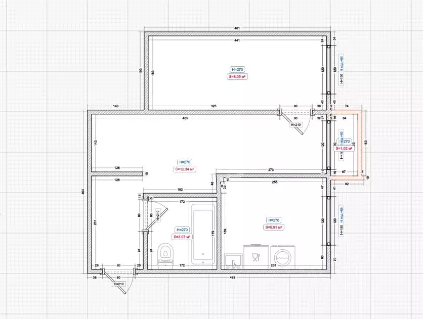 2-к кв. Еврейская автономная область, Смидовичский район, пос. ... - Фото 2
