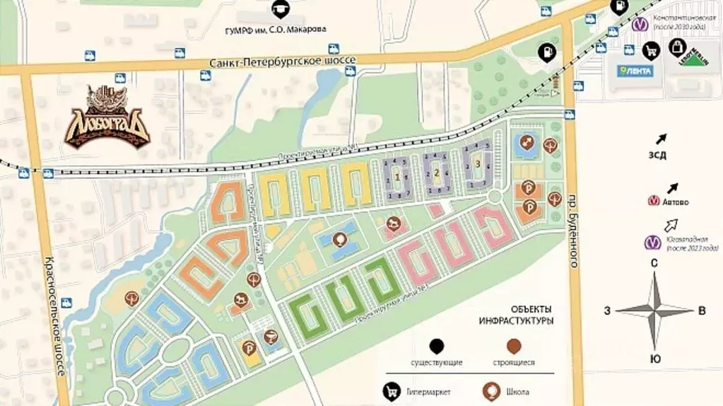 Студия Санкт-Петербург пос. Стрельна, просп. Буденного, 26к5 (27.94 м) - Фото 1