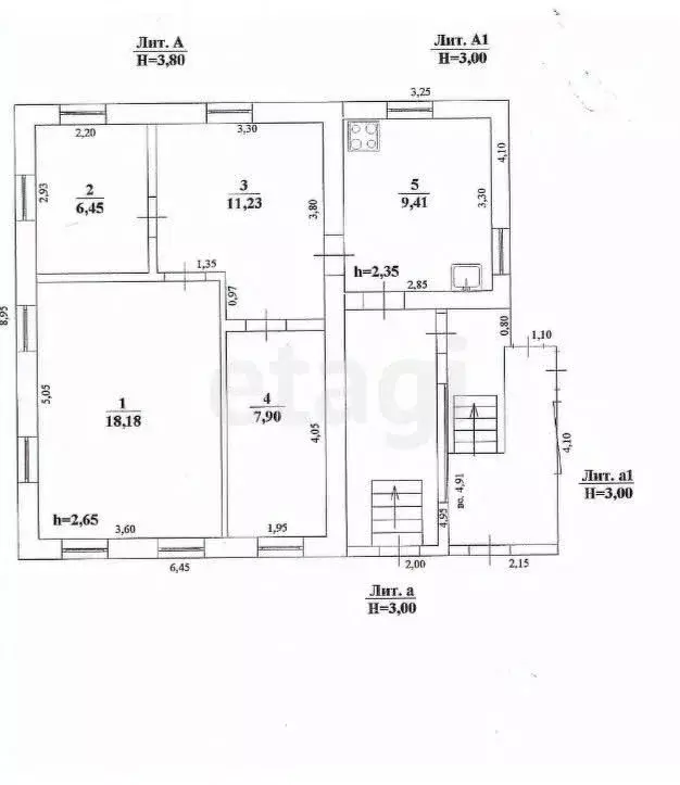 Дом в Ульяновская область, Ульяновск ул. Федерации, 159 (44 м) - Фото 1