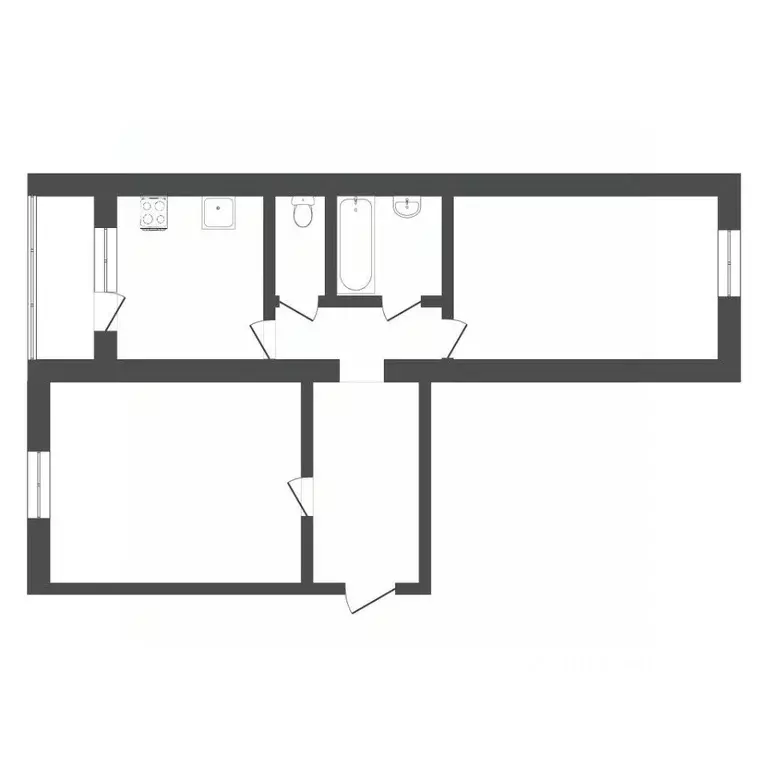 2-к кв. Тюменская область, Тюмень ул. Шишкова, 82а (49.7 м) - Фото 1